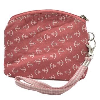 Preview: Handtasche Patchwork Kosmetiktasche Geldbörse Anker